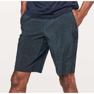 Lululemon Men's Medium Navy Blue T.H.E. SHORTS 11" Inseam Liner less #AA1-8‎